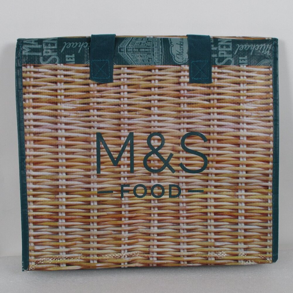 LARGE INSULATED M & S FOOD COOLER BAG - Picture 9 of 16